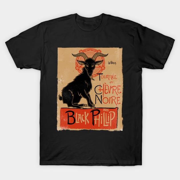 Black Phillip T-Shirt by Krobilad